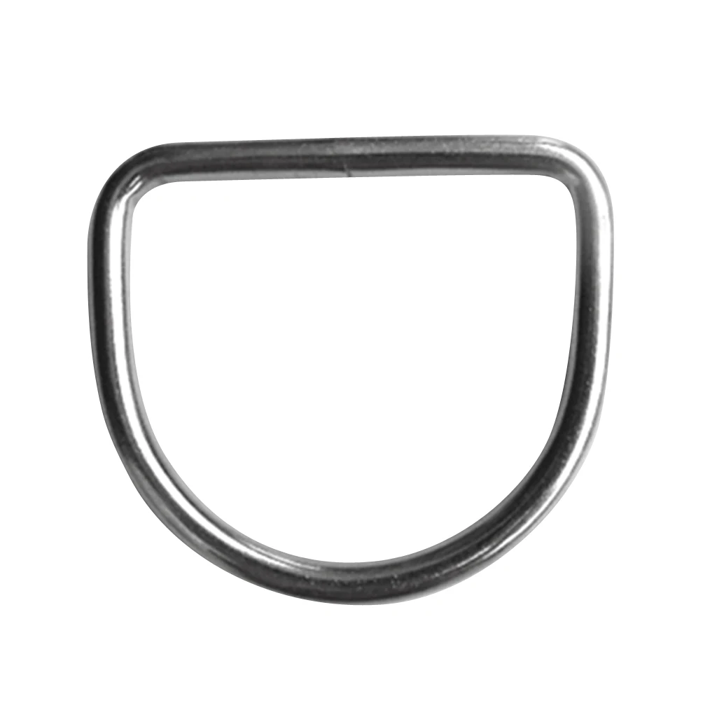 Perfeclan Scuba Diving 316 Stainless Steel D Ring for 5cm Weight Belt Webbing Weight Belt Keeper Scuba Diving Parts