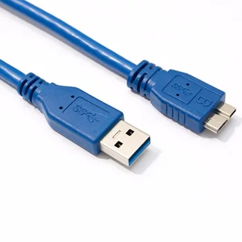 

USB 3.0 Super Speed Pure Copper Core Male To Micro B Data Cable USB3.0A Male To Micro USB3.0B Cable For Hard Drive Disk U-Disk