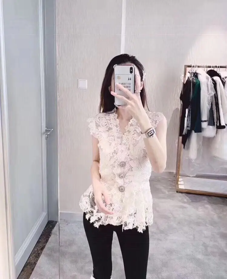 Fashion women's Blouses & Shirts 2019 Runway Luxury famous