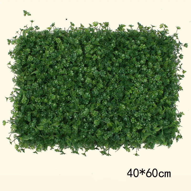 Artificial Green Plants Wall Plastic Fake Lawn Stage Backdrop Decorative Factory Wholsale Artificial Flower Wedding Arrangement