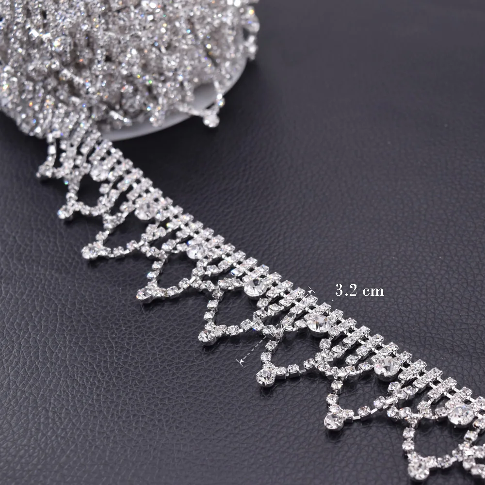 Rhinestone patch applique HF-3348 (2)