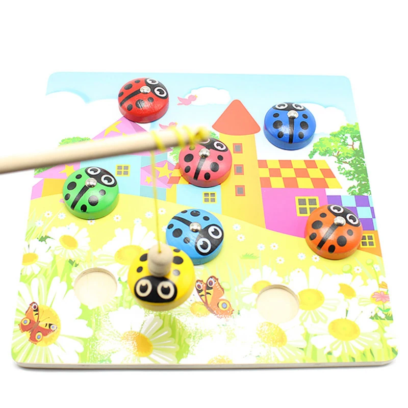 Simingyou-Children-Puzzles-Magnetic-Wooden-Fishing-Beetle-Learning-Education-Toys-For-SG36-Drop-Shipping