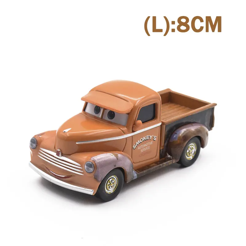 

1:55 Pixar Cars3 Miss Fritter Black Jackson Storm Smokey Diecast Metal Alloy Car Toys For Children Gifts