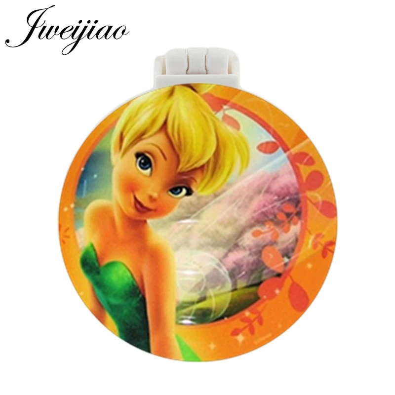 JWEIJIAO Little Elves Fairy Pocket Mirror With Massage Comb Folding Makeup Hand Vanity Purse Mirror For Travel cosmetic usage - Цвет: NS385 6