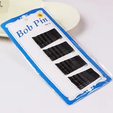 JINSE 36 шт./60 шт. заколки для волос черные невидимые пряди 5,50 см/4,00 см невидимки, шпильки, заколки HJW024