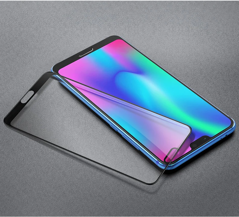 VPOWER 9D полное покрытие HD Закаленное стекло пленка для huawei Honor 10 9H Защитная пленка для экрана для huawei Honor 10 стеклянная пленка