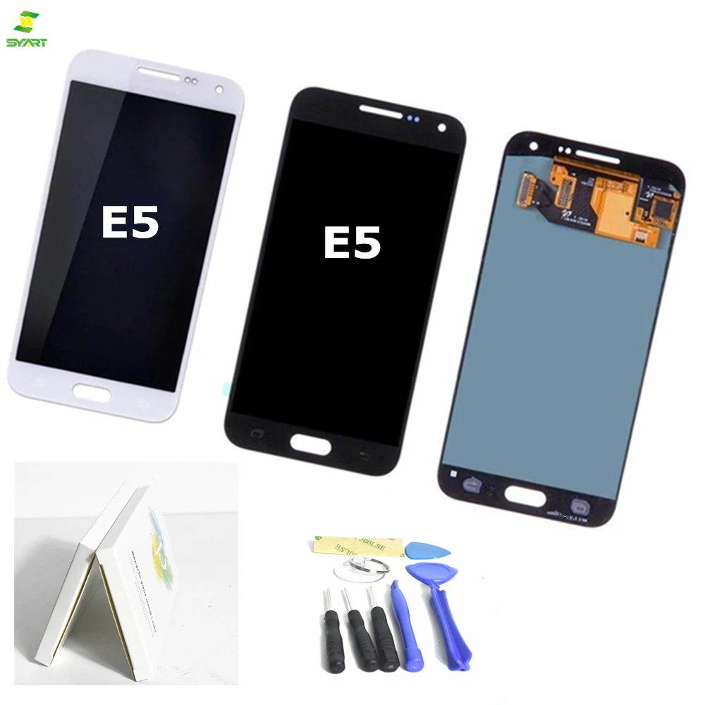 

LCD Screen E5 E500 For Samsung Galaxy E5 E500 E500F E500H E500M Super AMOLED LCDS Display Screen Digitizer Assembly Replacement
