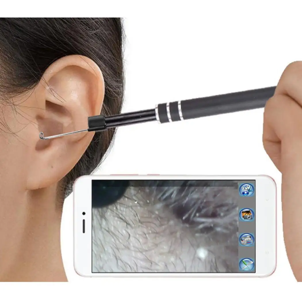 

Degree Multifunctional Camera 2 12kg Lights White Ear USB 1 Endoscope in 60 10 Visual LED Cleaning 0 Times Spoon With