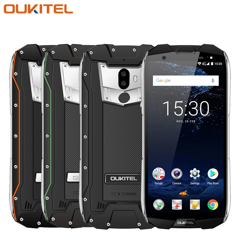 Oukitel WP5000 IP68 водонепроницаемый мобильный телефон 5," 6 ГБ ОЗУ 64 Гб ПЗУ Helio P25 Восьмиядерный Android 7,1 5200 мАч смартфон с отпечатком пальца