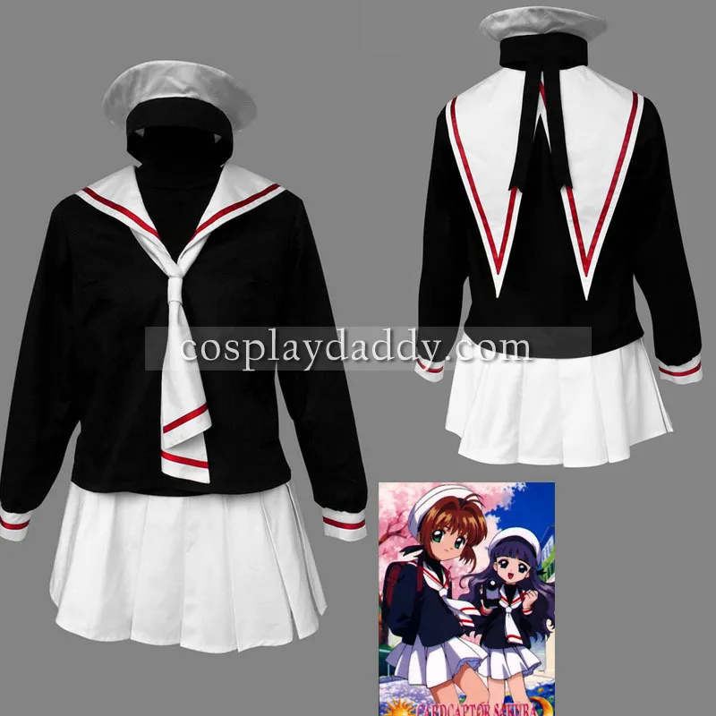 Cardcaptor Sakura primary school girl winter uniform cosplay costume |