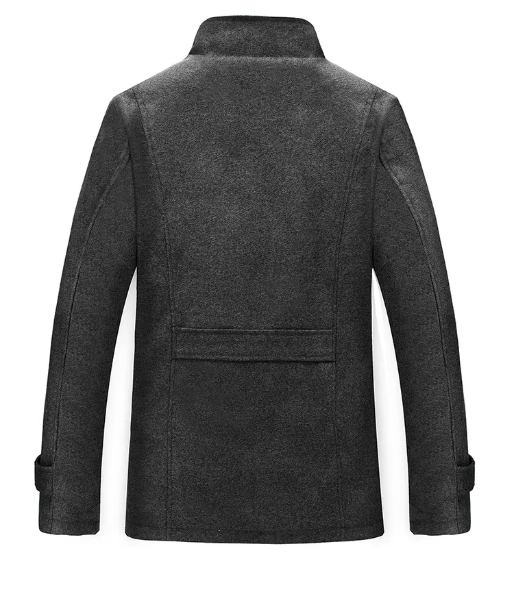 Weoneit, зимнее Мужское пальто, модное, на флисовой подкладке, теплое, шерстяное пальто, осеннее пальто, мужское, полушерстяные куртки, Мужская брендовая одежда