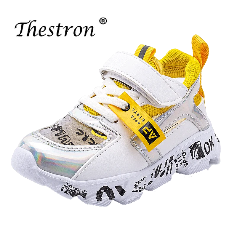 

2019 Children Autumn Running Shoes Girl Sport Breathable Boys Sports Light Weight Running Kids Designer Teenage Running Shoes
