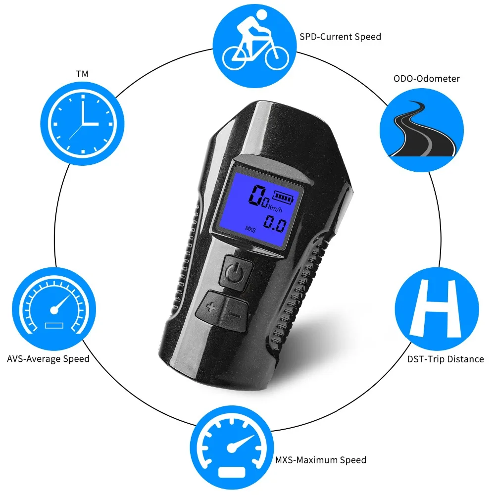 Discount WEST BIKING Multifunctional Bicycle Light USB Rechargeable Bike Computer With Electric Horn Bell Handlebar Cycling Headlight 2 Discount WEST BIKING Multifunctional Bicycle Light USB Rechargeable Bike Computer With Electric Horn Bell Handlebar Cycling Headlight 2