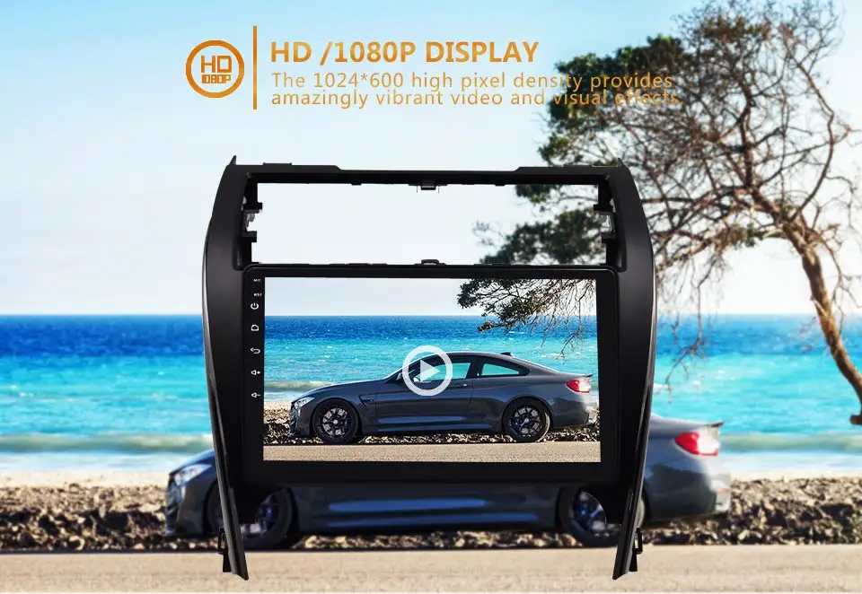 Perfect KiriNavi 2 din 10.1" Touch Screen Android Car Radio For Toyota Camry 2012-2014 Multimedia GPS Navigation MP3 Bluetooth 6