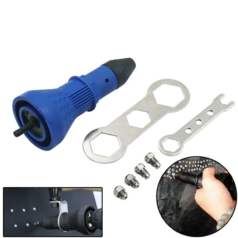 

Electric Rivet Nut Tool Cordless Riveting Insert Nuts Adaptor Drill Tools -- WWO66