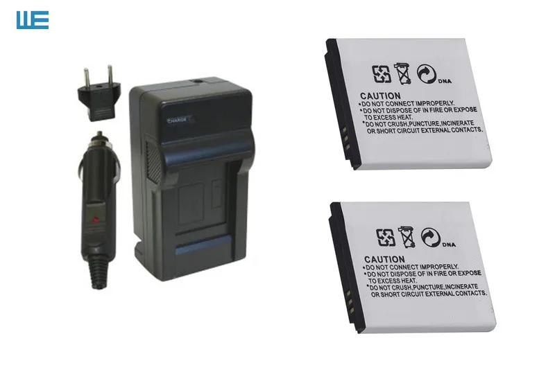 2XSLB 07A,SLB07A 07A Battery+Charger for Samsung ST45 ST50 ST500 ST560