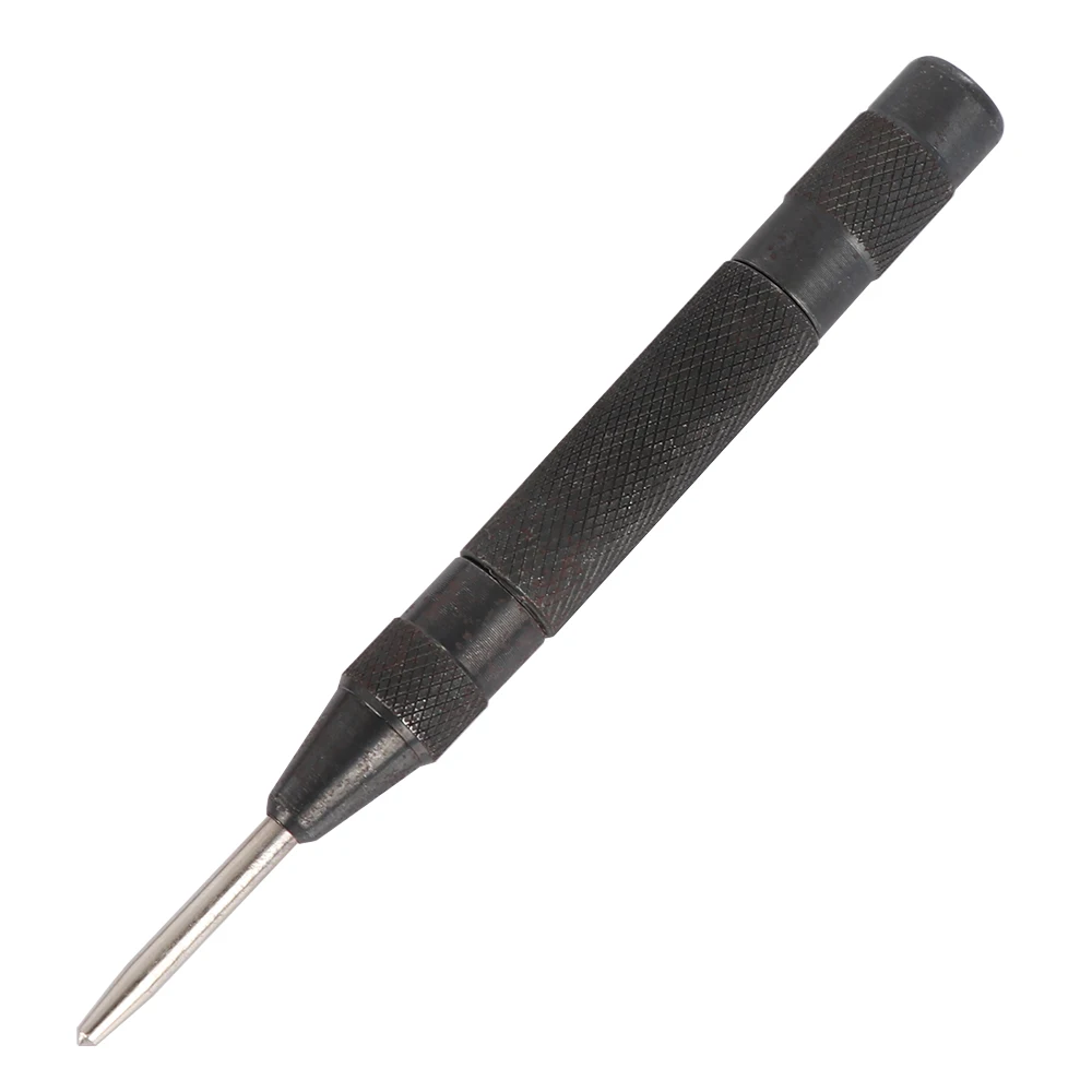 

1PC New Practical Automatic Centre Punch Spring Loaded Metal Wood Press Dent Hole Marker Heavy Duty Hand Tools