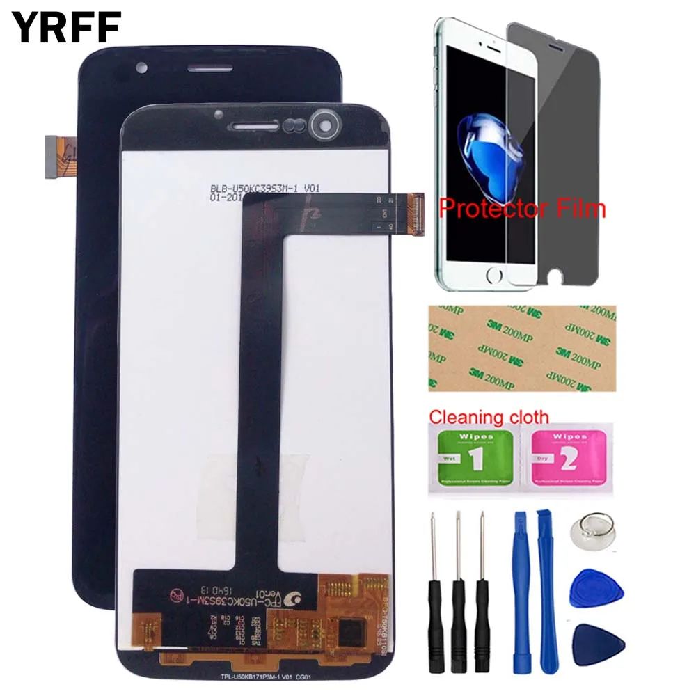 Billige Telefon LCD Display Für Vernee Thor LCD Display Touchscreen Digitizer Telefon Teile Für Vernee Thor Bildschirm LCD Werkzeuge Protector