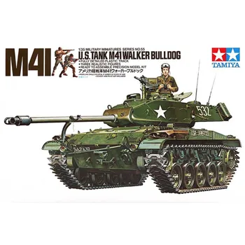 

OHS Tamiya 35055 1/35 US Tank M41 Walker Bulldog Hobby Military Assembly AFV Model Building Kits G