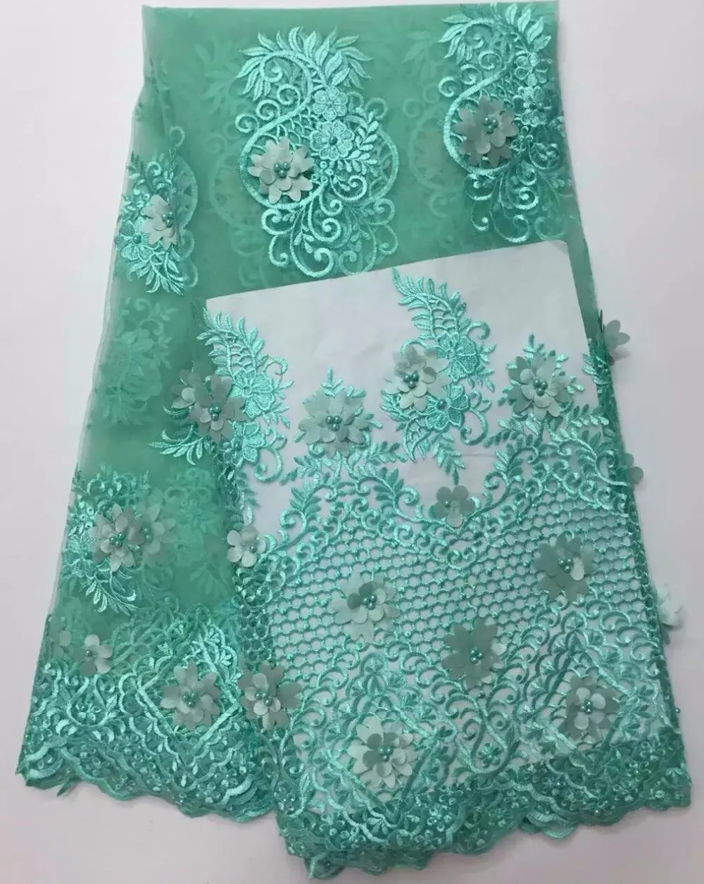 3d bridal fabric