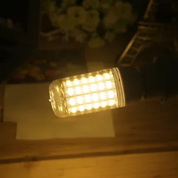 

Replacement Tool 9.8CM E14 LED 56 SMD 5730 Corn Light Lamp Bulb 110V Warm White(3000K-3500K)With Clear Cover Home Decoration