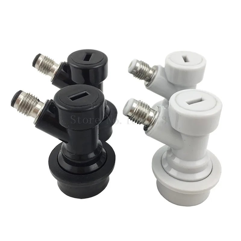 2Pairs Ball Lock Disconnects THREAD Type Gas and Liquid Connectors For Home brewing Beer Keg Draft Dispenser (14)