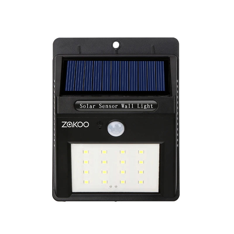 

4pcs Waterproof 16 LED Solar Light Solar Panel Power PIR Motion Sensor LED Garden Outdoor Pathway Sense Solar Lamp Wall Light