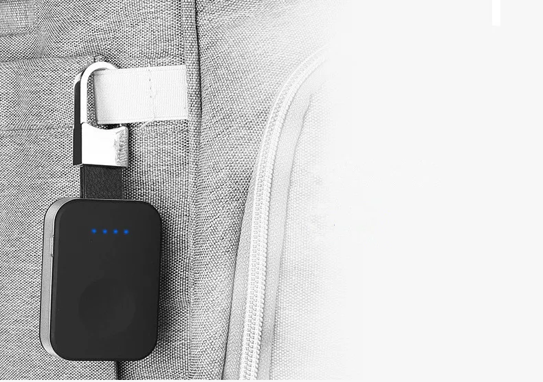 QI Беспроводное зарядное устройство для Apple Watch band 4 42 мм/38 мм iWatch 3 4 портативный смарт-часы внешний аккумулятор брелок портативное зарядное устройство