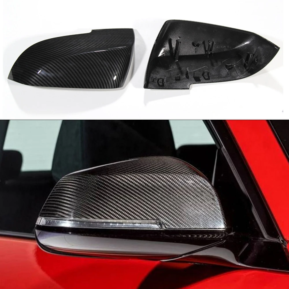

For BMW F20 F21 F22 F23 F30 F31 F34 F32 F33 F36 F87 i3 E84 Car Accessories Replacement bon Fiber Mirror Covers Caps Shell