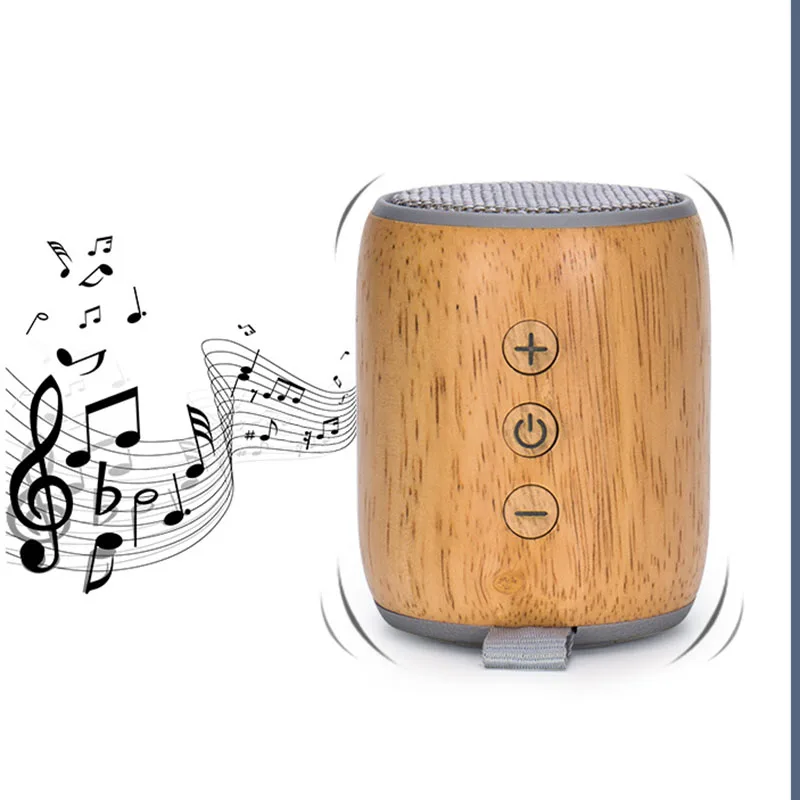 2018 Новый дубовый Bluetooth динамик 3 Вт Высокая мощность TF карта маленький аудио