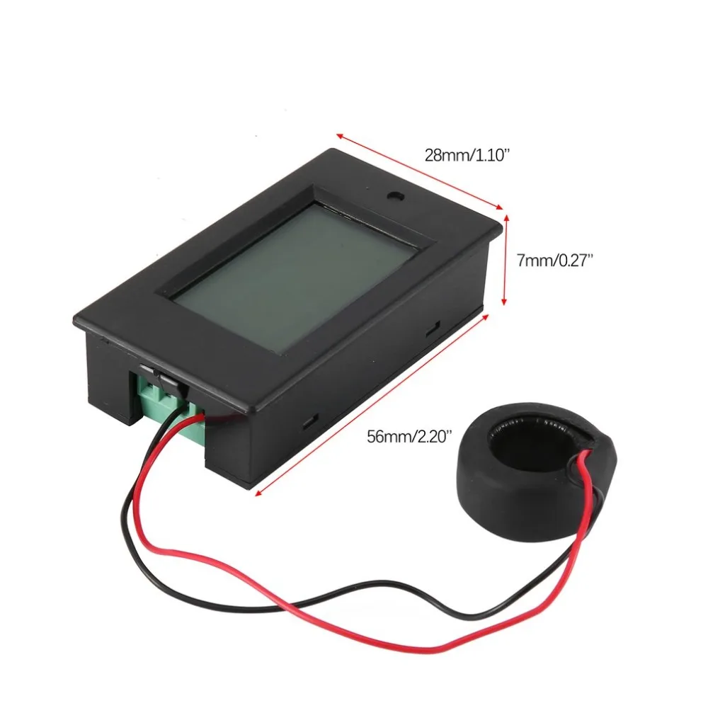 Однофазный цифровой ЖК-Амперметр Вольтметр 80-260 в 20A 4в1 Электрический Вольт Ампер Megter мощность кВтч для домашнего комплекта PZEM-021