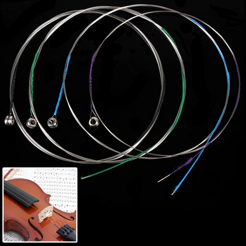 

4pcs Professional Cupronickel Alloy Violin Strings Musical Instruments Parts & Accessories