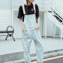 Большие размеры джинсовые комбинезоны белые джинсы женские повседневные брюки карго брюки подтяжки брюки хип-хоп джинсы женская одежда для девочек