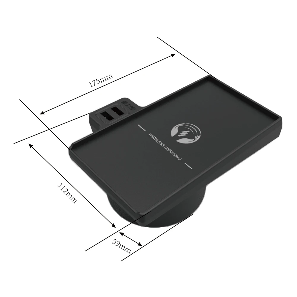 Автомобильное беспроводное зарядное устройство для смартфонов BMW x1 2017 2019 iPhone Max