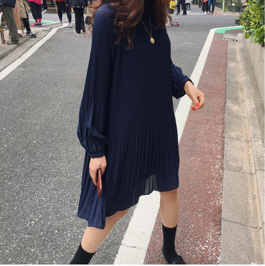 Lantern Sleeve Dress