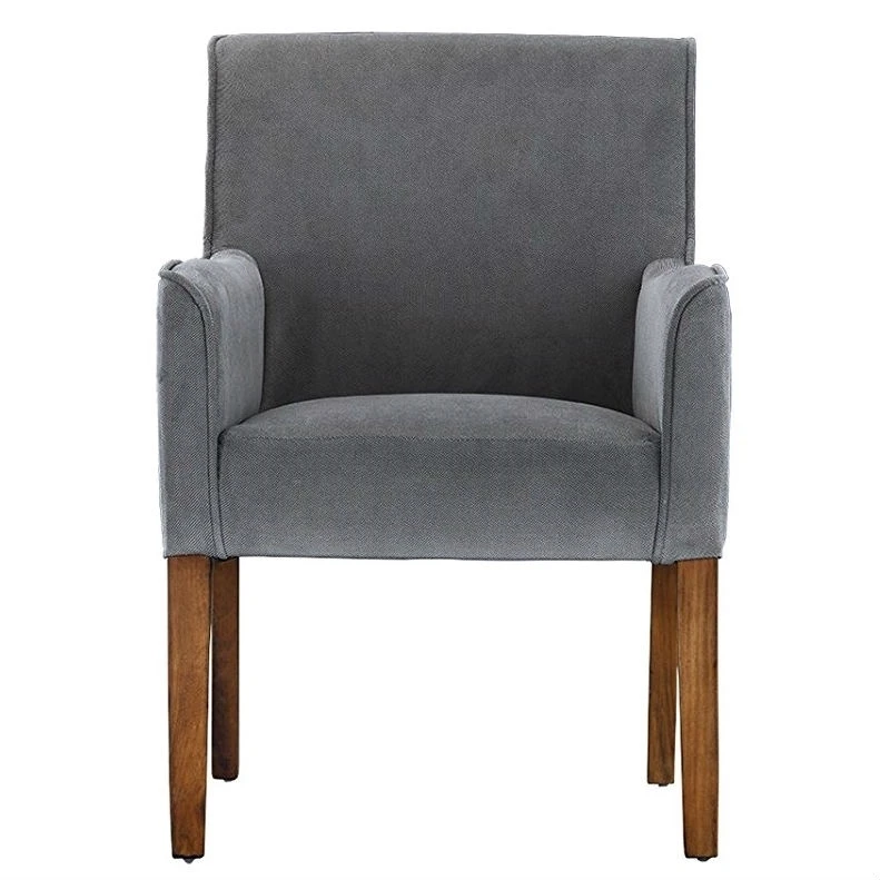 MODERN GREIGE GREY ARMCHAIR