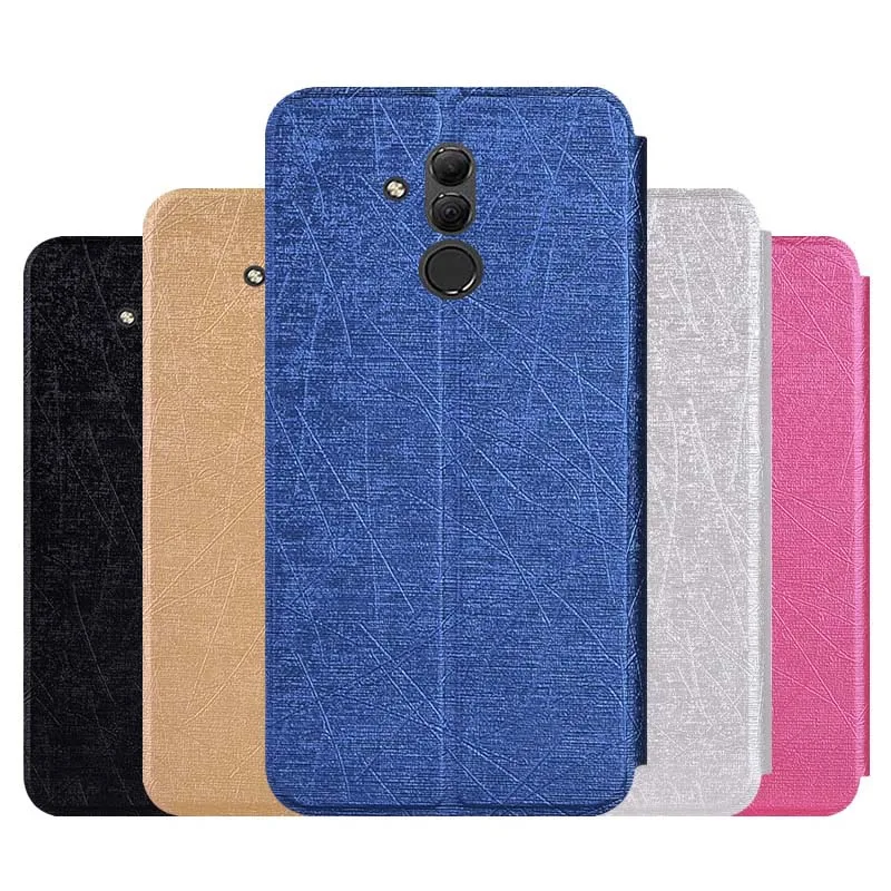 Для huawei Коврики 20 Lite чехол супертонкий модный кожаный чехол-книжка для телефона