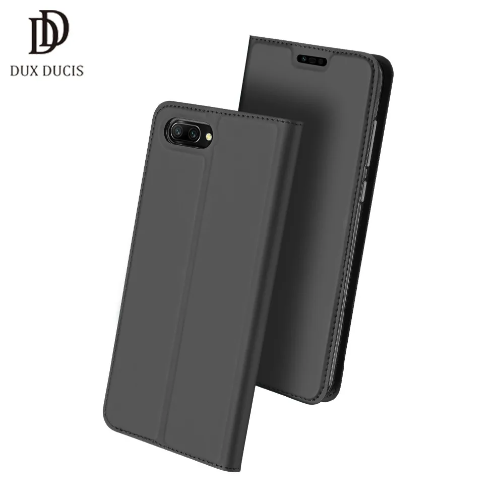 

DUX DUCIS Leather Flip Case for huawei honor 10 Wallet Capa business Book phone Cover case for huawei honor 10 case