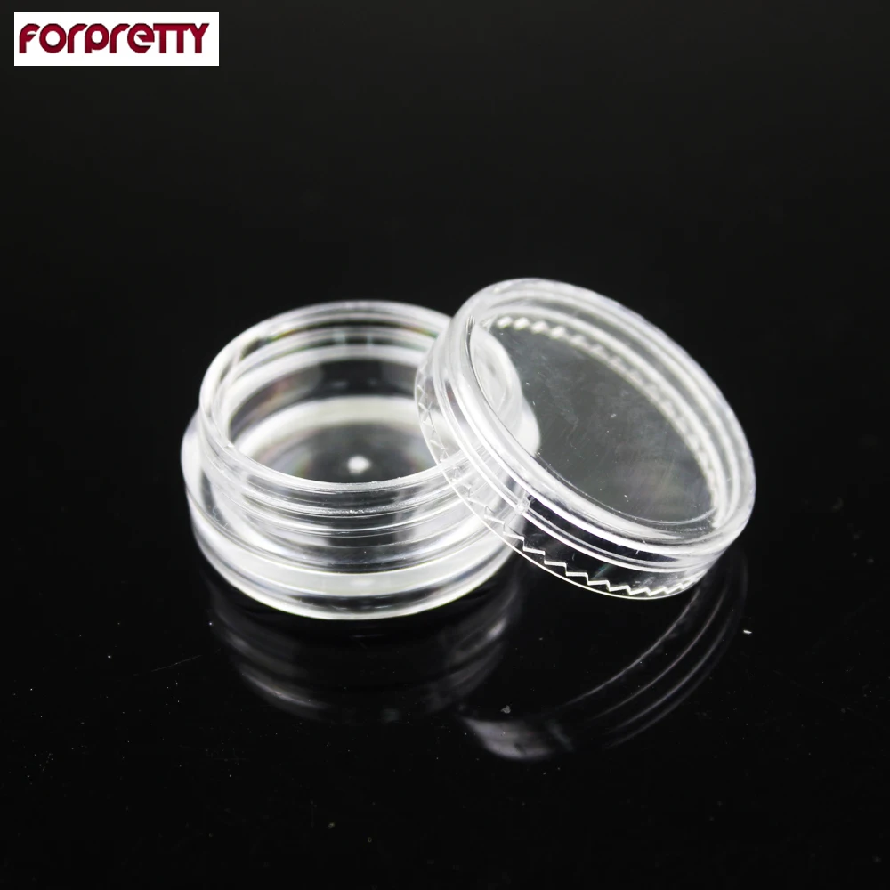 

Bottle Cream Jars Cosmetic Packaging Miniaturas Container Jar PS Empty Containers Plastic Eyeshadow Cans Make Up Garrafinha Caps
