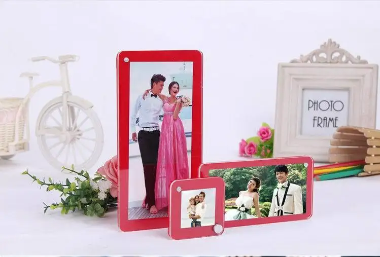 Европейский стиль мульти 3 фоторамки из акрила, Perspex Держатель для фотографий Pf032