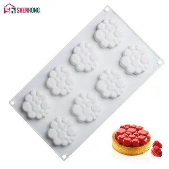 

SHENHONG Round Bubble Shape Dessert Mousse Pan Silicone Cake Decoration Mold For Baking Tart Tartlet Mould Pastry Bakeware