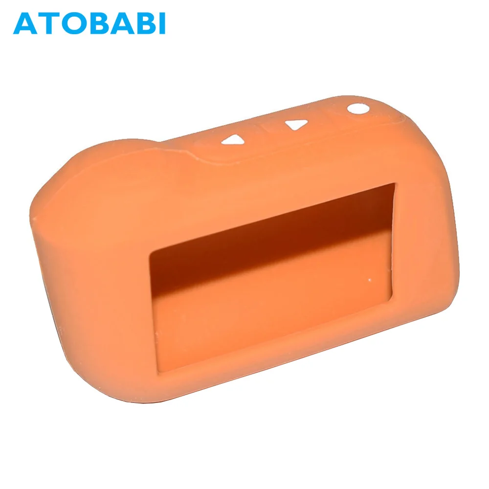 

ATOBABI Car Key Case Silicone Remote Fob Shell Cover LCD Skin for Starline A93 A39 A63 A36 A66 A96 Two Way Burglar Alarm System