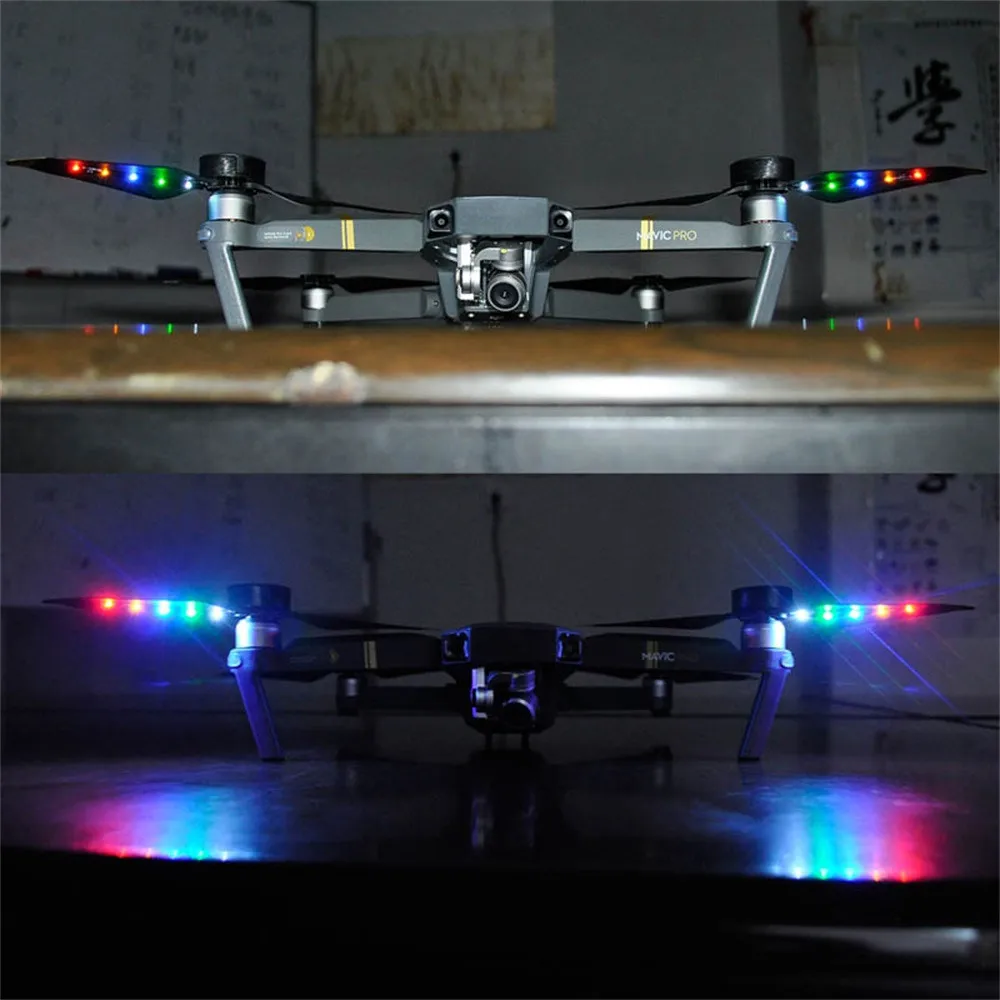HIPERDEAL Новое поступление светодиодных пропеллеров для DJI Mavic Drone с медленным шумом