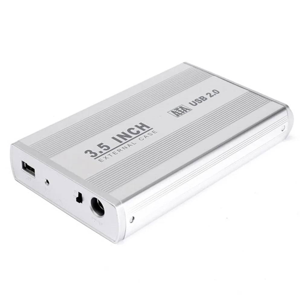 

3.5inch External USB2.0 SATA Hard Disk Drive HDD Enclosure Caddy Case for PC