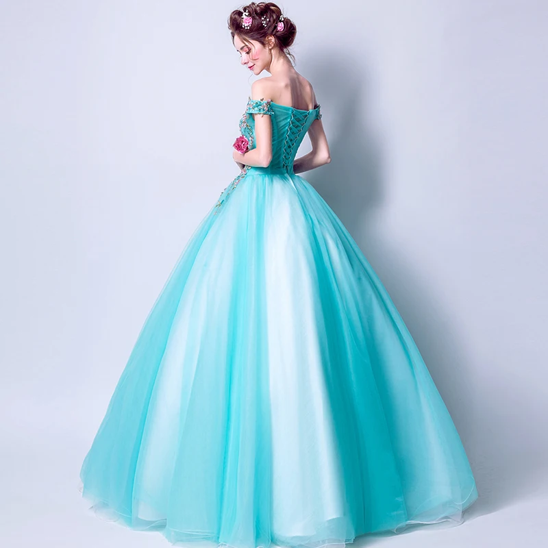 Charming fada princesa quinceanera vestidos fora do