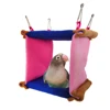 Square Bird Parrot Nest Soft Plush Bird Parrot Hammock Warm Hanging Bed For Pet Cave Cage Hut Tent Toy House for Small Animals ► Photo 3/6