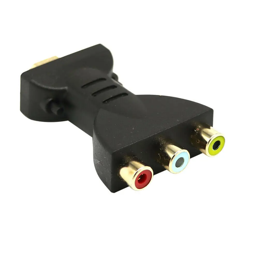 

Durable 1080P HDMI to 3 RCA Video Audio AV Adapter Converter for HDTV DVD Projector DEN Support NTSC PAL Accessories