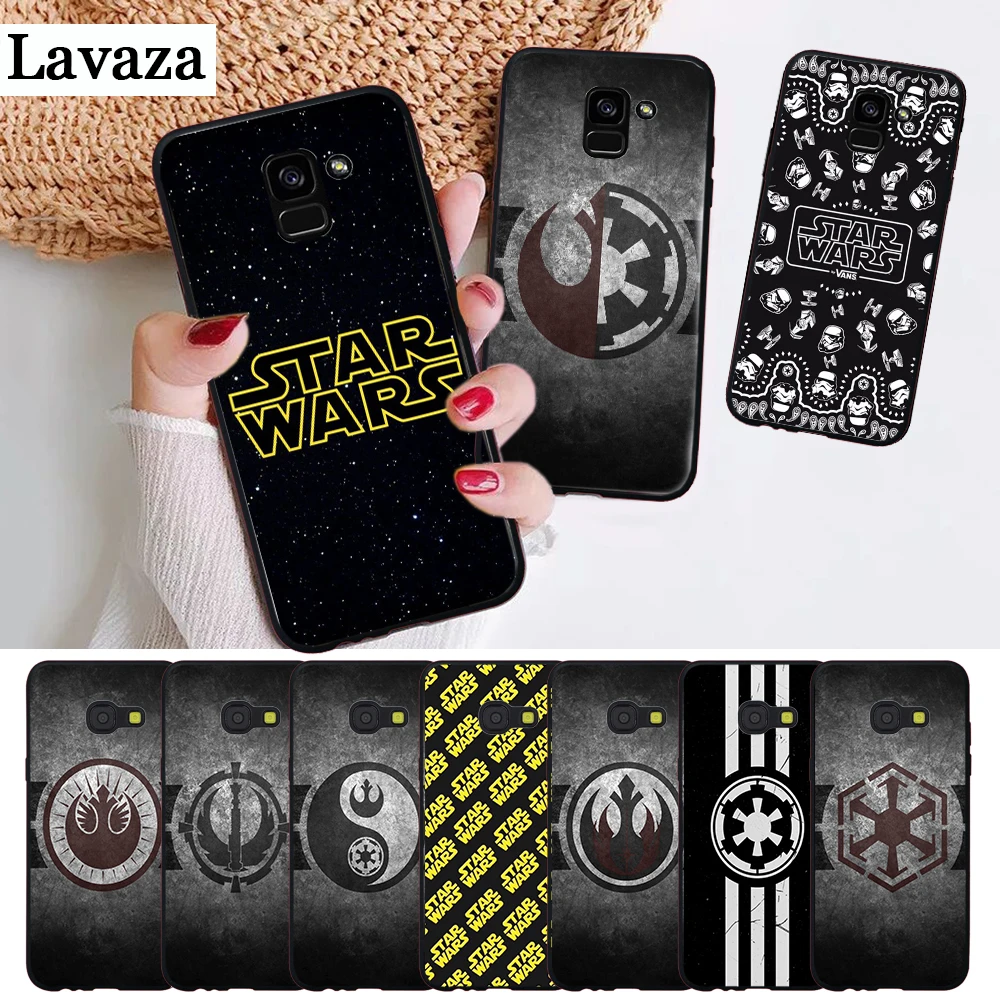 

Lavaza star wars logo Coque Silicone Case for Samsung A3 A5 2016 2017 A6 Plus 2018 A7 A8 A9 A10 A30 A40 A50 A70 J6