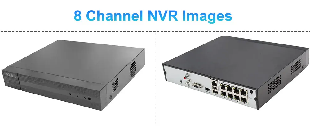 Hikvision-HiLook NVR-108MH-C/8 P OEM 8CH POE NVR 8-канальный 4K NVR CCTV система 8MP IP камера видео рекордер с 2 ТБ HDD