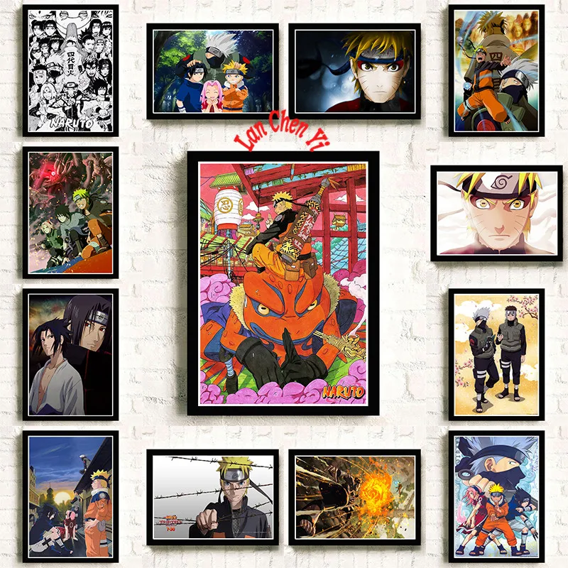 Art Poster 24x36 27x40 sasuke-uchiha-naruto anime-wallpaper T-103